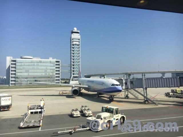 関西空港に駐機中のチャイナエアラインのエアバスA330-300