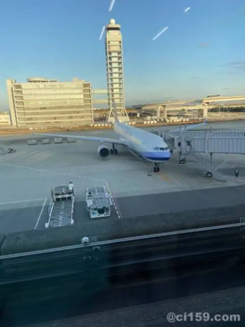 関西空港に駐機中のチャイナエアライン