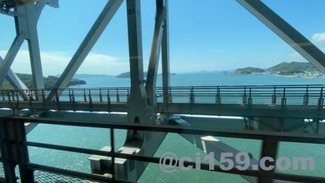 瀬戸大橋からの眺め