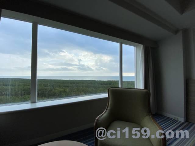 シェラトングランデオーシャンリゾートの客室からの眺め