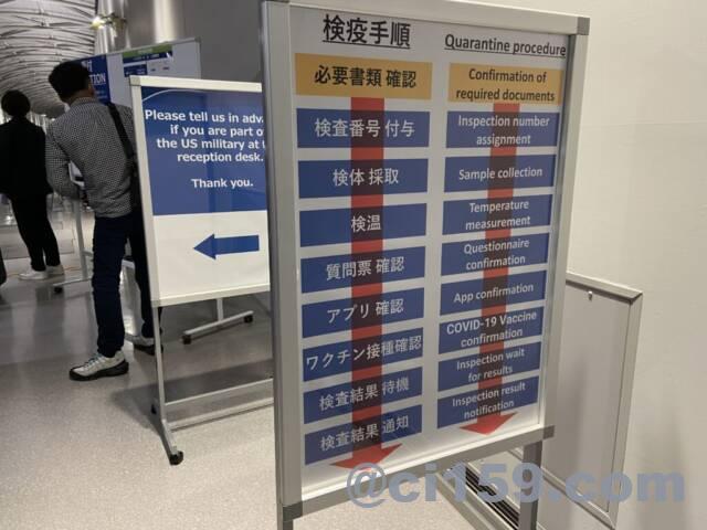 関西空港検疫手順