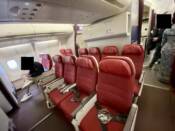 マレーシア航空エアバスA330-300のエクストラレッグルームシート