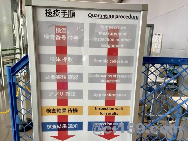 関西国際空港の入国検疫手順