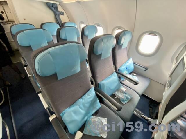 フィリピン航空エコノミークラスの座席