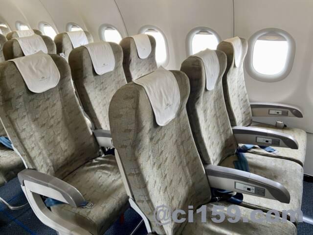 ベトナム航空エアバスA321の座席