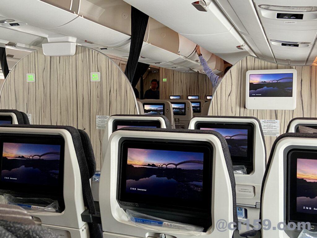 チャイナエアラインのエコノミークラス