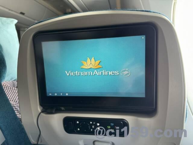 ベトナム航空のパーソナルモニター