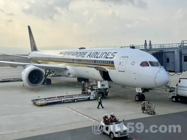 フライトレビュー】シンガポール航空SQ619便で関西からシンガポールへ
