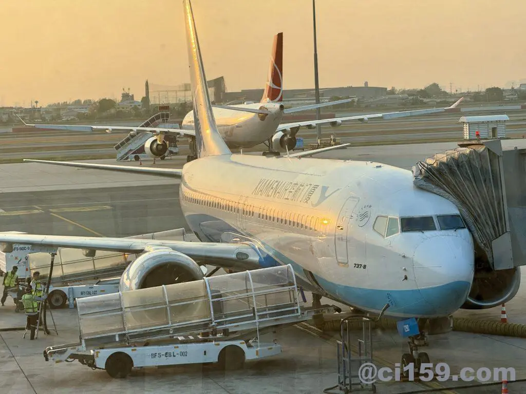 フライト】厦門航空MF876便でタイから中国の福州へ（タイから帰国