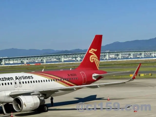 フライトレビュー】深セン航空ZH8064便で関西空港から中国の深センへ