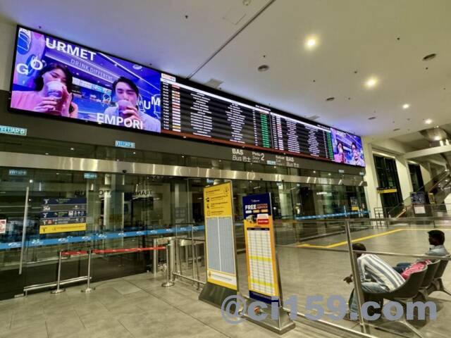 KLIA2のバスターミナル