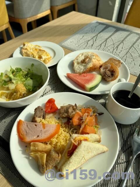 ホテルの朝食