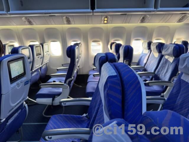 中国南方航空のエコノミークラス