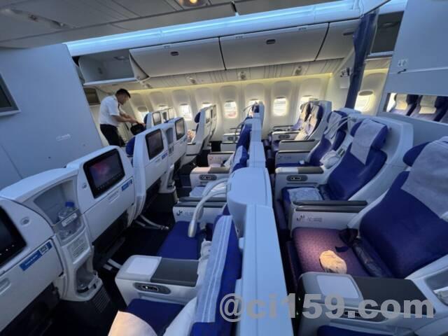 中国南方航空のプレミアムエコノミークラス