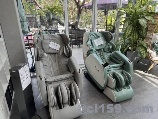 ホテルのマッサージ機