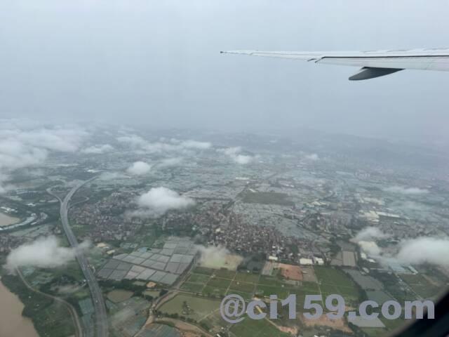 機内からの眺め