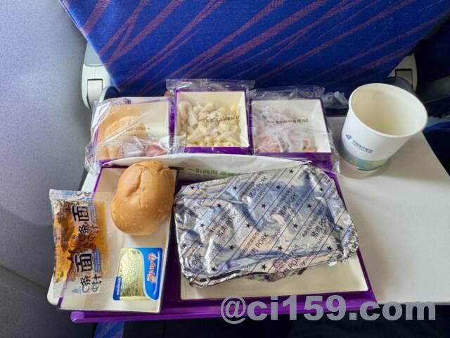 中国南方航空の機内食