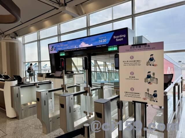 香港国際空港の搭乗ゲート