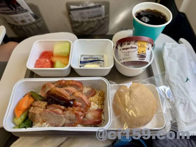 キャセイパシフィック航空の機内食