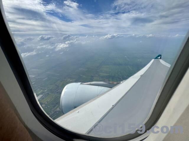 飛行機からの眺め