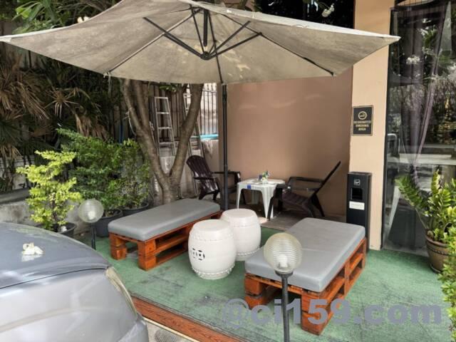 The Weekend Pattayaの喫煙スペース