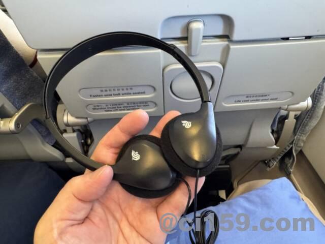中国国際航空のヘッドホン