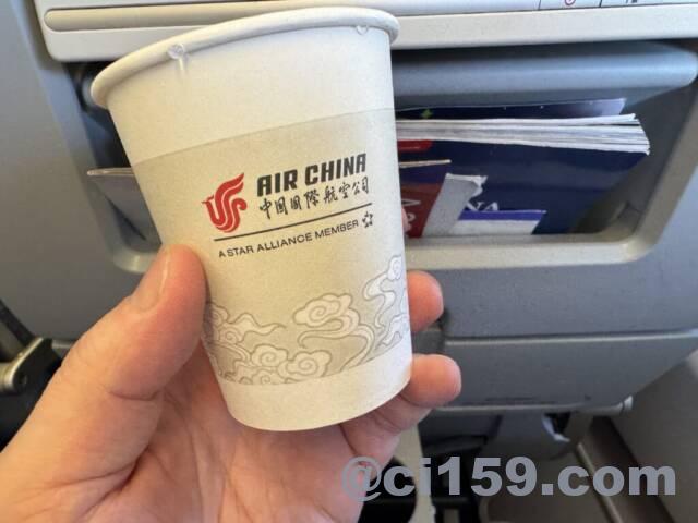 中国国際航空のドリンクサービス