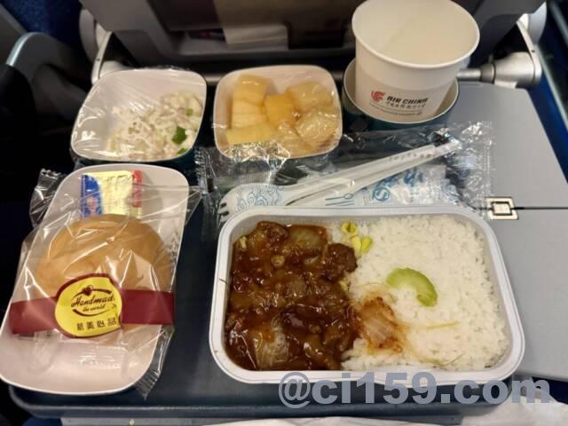 中国国際航空の機内食