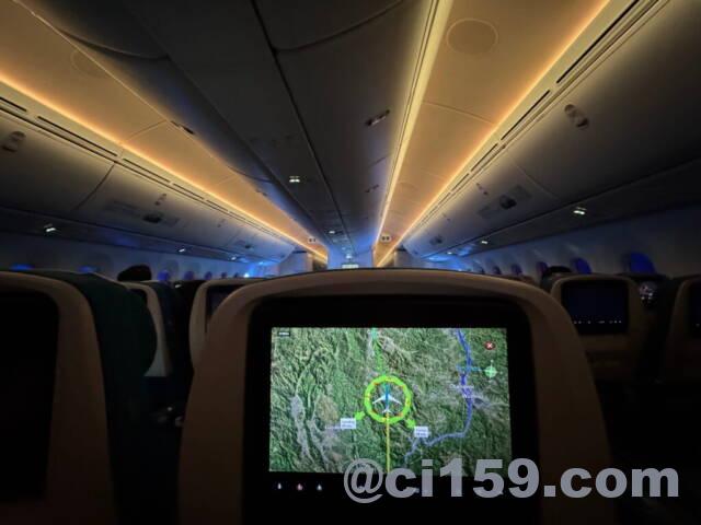 ベトナム航空の機内