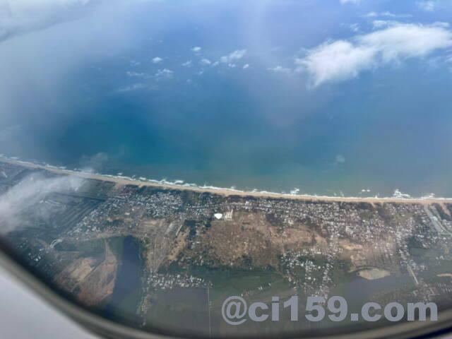飛行機からの眺め