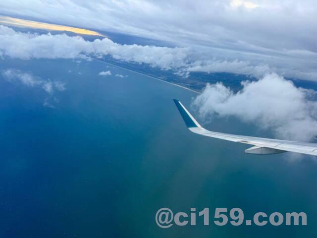 飛行機からの眺め