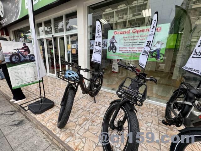 パタヤのレンタルサイクル