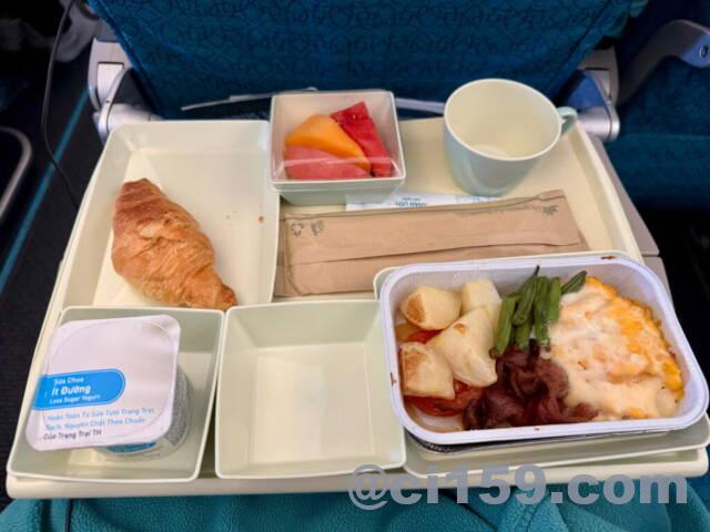 ベトナム航空の機内食
