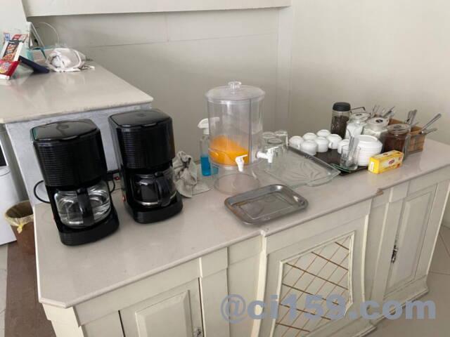 朝食のドリンク