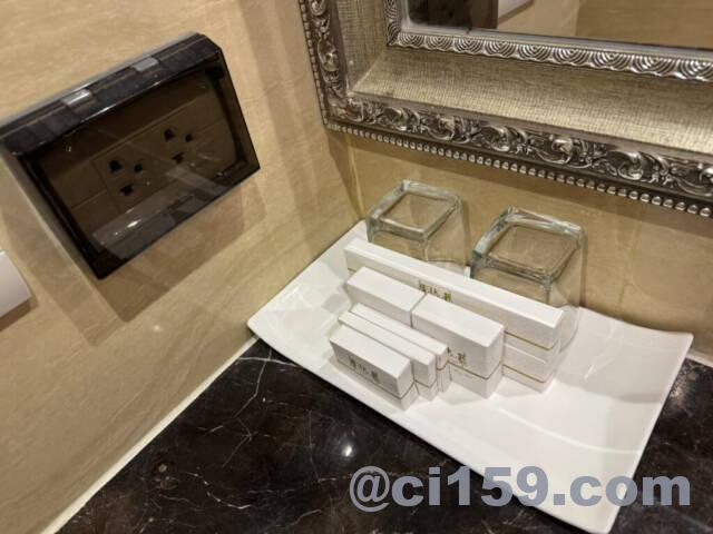 バスルームのアメニティ