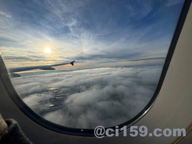 飛行機からの眺め