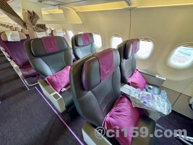 タイ国際航空のビジネスクラス