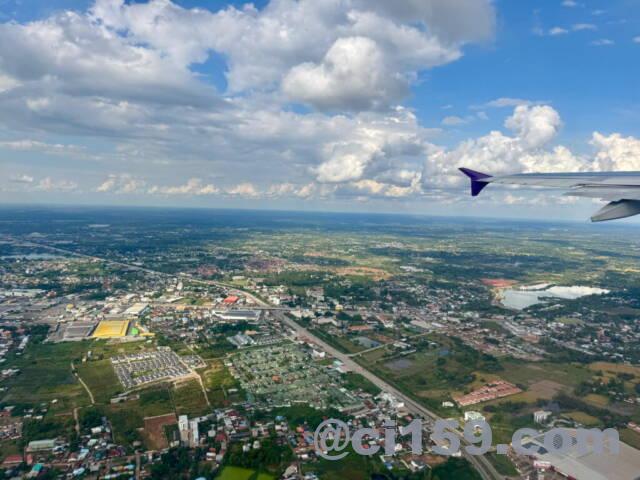 飛行機からの眺め