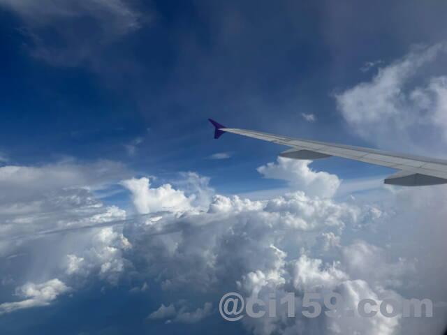 飛行機からの眺め