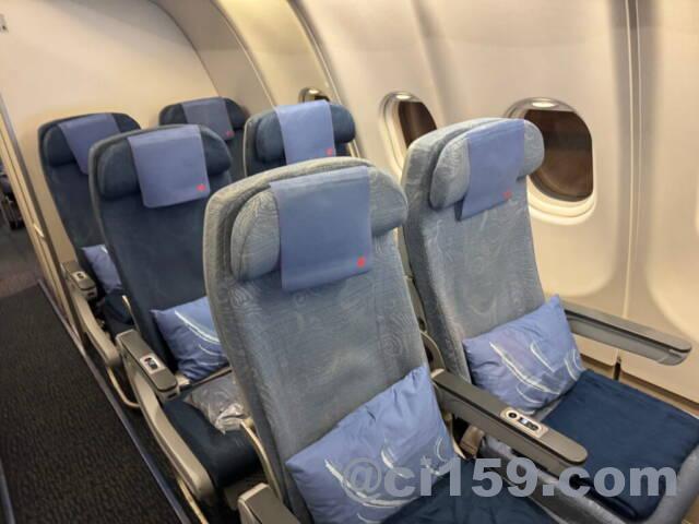 中国国際航空の機内