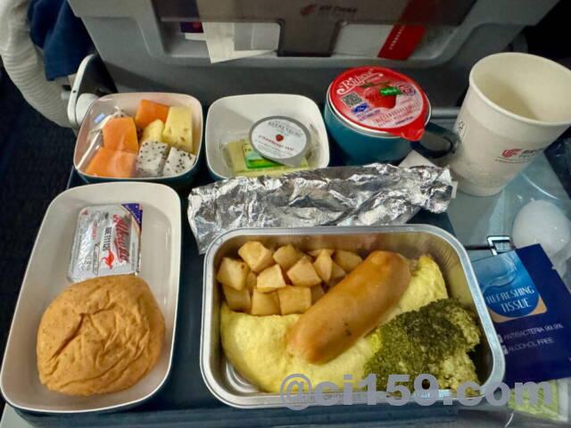 中国国際航空の機内食