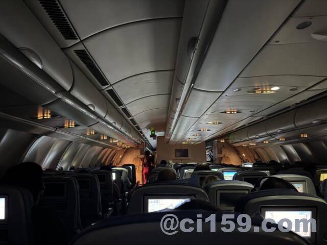 中国国際航空エコノミークラス