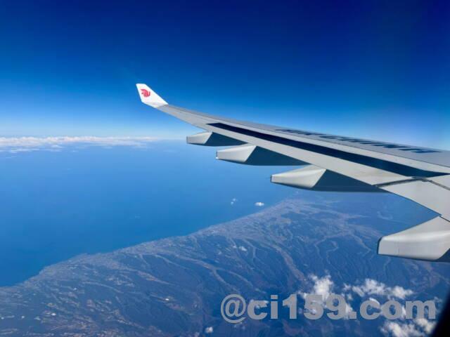 飛行機からの眺め