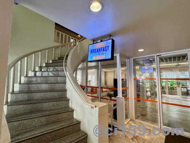 Sunshine Hotel and Residencesの朝食会場