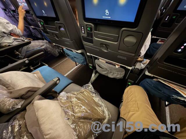 シンガポール航空の座席