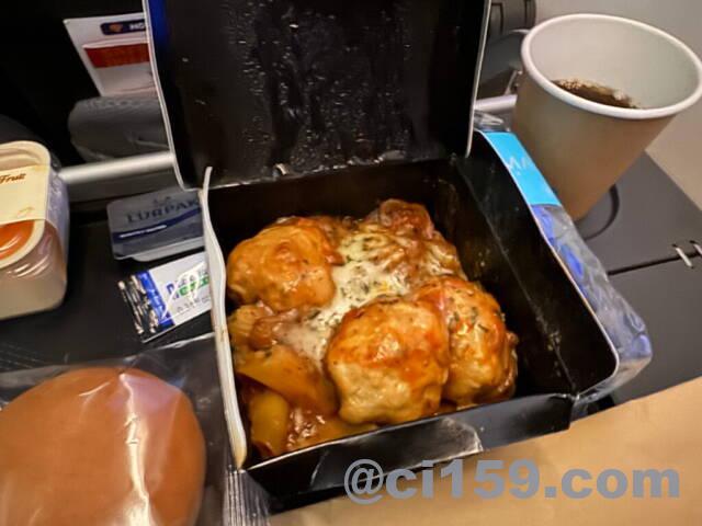 シンガポール航空の機内食