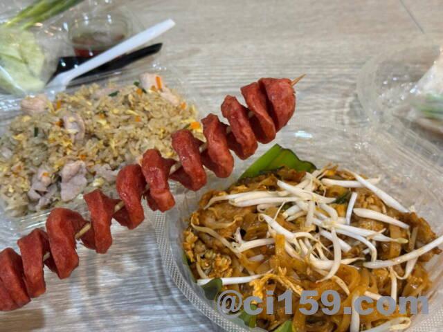ソーポン市場の料理